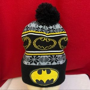 Batman‎ DC Comics Black Pom Beanie